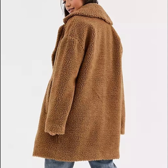 Abercrombie & Fitch Teddy Coat- light brown sherpa - Picture 6 of 7